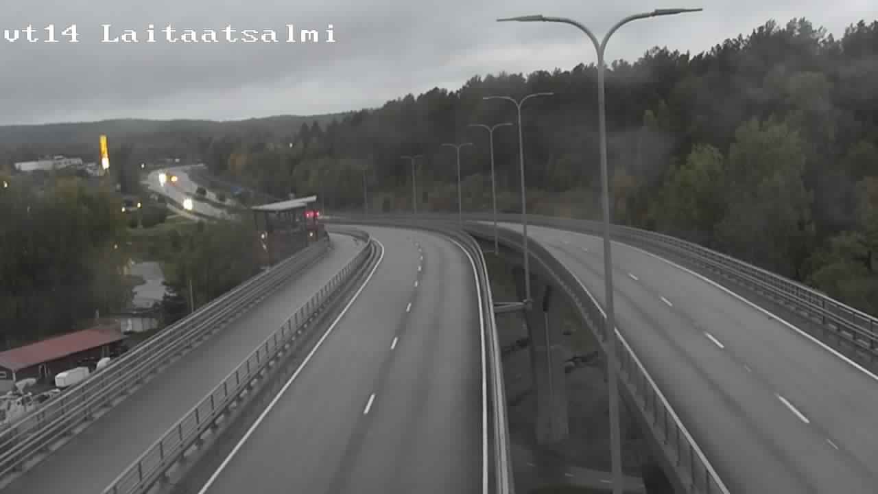 Weather Camera Image Road 14 Savonlinna, Laitaatsalmi, Savonlinna, Etelä-Savo