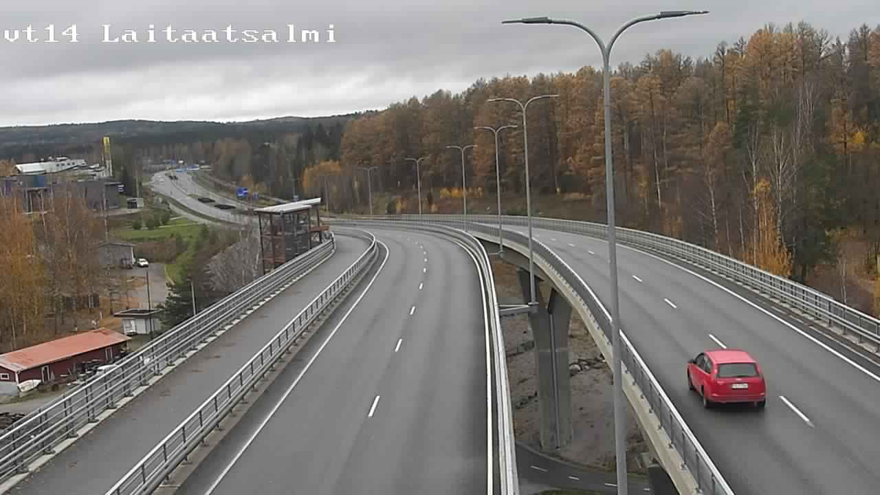 Kelikamerat Kuva Tie 14 Savonlinna, Laitaatsalmi silta, Savonlinna, Etelä-Savo