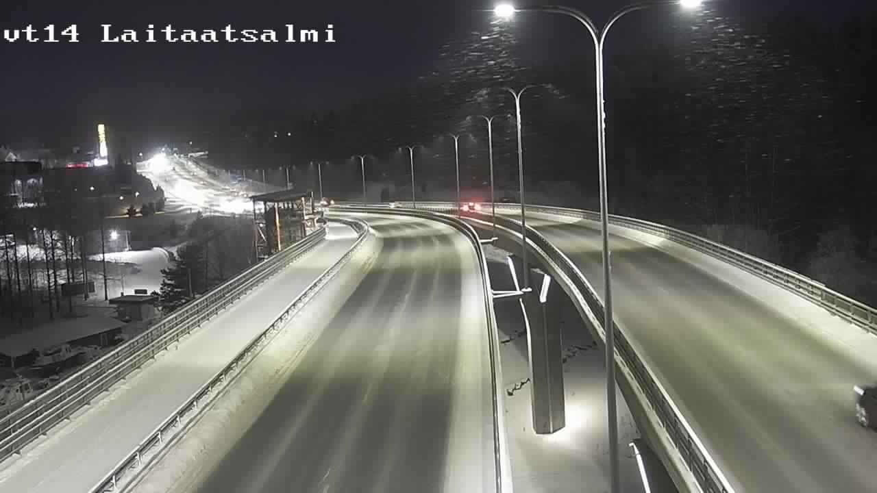 Weather Camera Image Road 14 Savonlinna, Laitaatsalmi, Savonlinna, Etelä-Savo