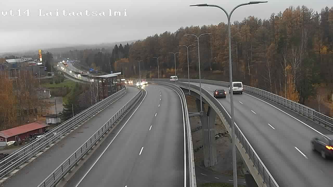 Kelikamerat Kuva Tie 14 Savonlinna, Laitaatsalmi silta, Savonlinna, Etelä-Savo