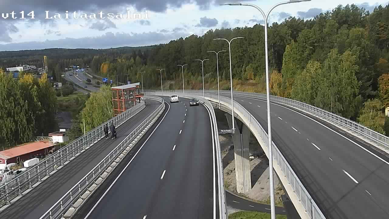 Weather Camera Image Road 14 Savonlinna, Laitaatsalmi, Savonlinna, Etelä-Savo