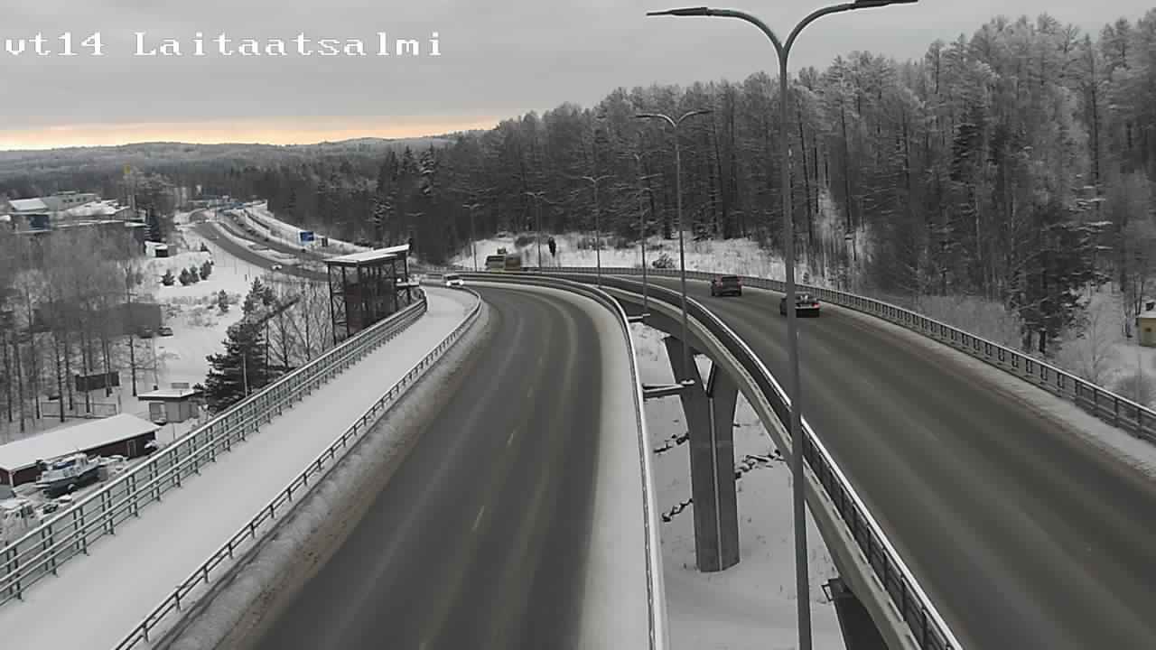 Weather Camera Image Road 14 Savonlinna, Laitaatsalmi, Savonlinna, Etelä-Savo