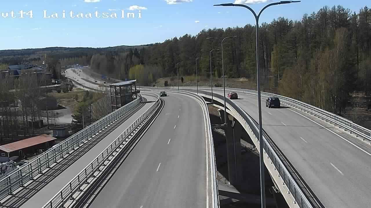 Kelikamerat Kuva Tie 14 Savonlinna, Laitaatsalmi silta, Savonlinna, Etelä-Savo