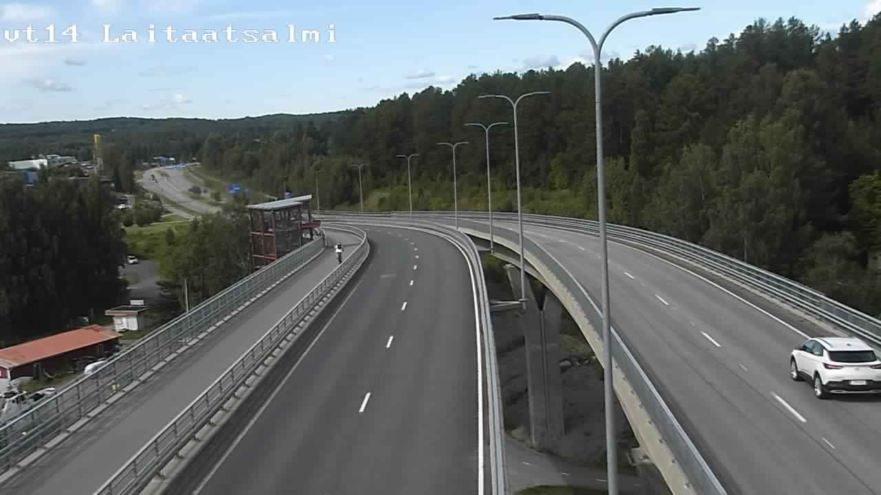 Kelikamerat Kuva Tie 14 Savonlinna, Laitaatsalmi silta, Savonlinna, Etelä-Savo