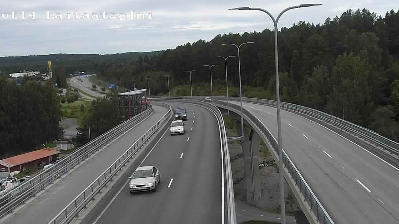 Weather Camera Image Väg 14 Nyslott, Laitaatsalmi, Savonlinna, Etelä-Savo