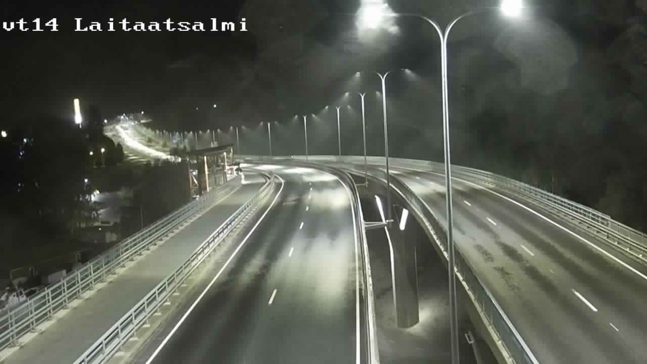 Weather Camera Image Road 14 Savonlinna, Laitaatsalmi, Savonlinna, Etelä-Savo
