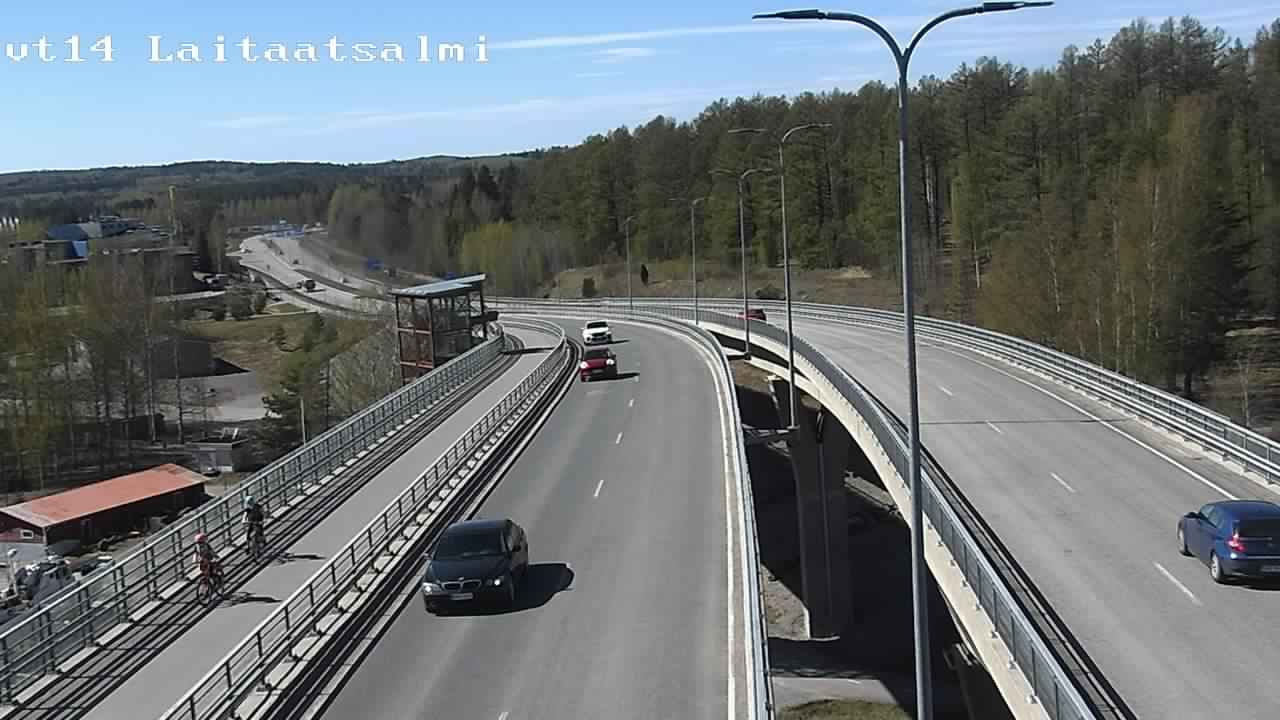 Weather Camera Image Väg 14 Nyslott, Laitaatsalmi, Savonlinna, Etelä-Savo