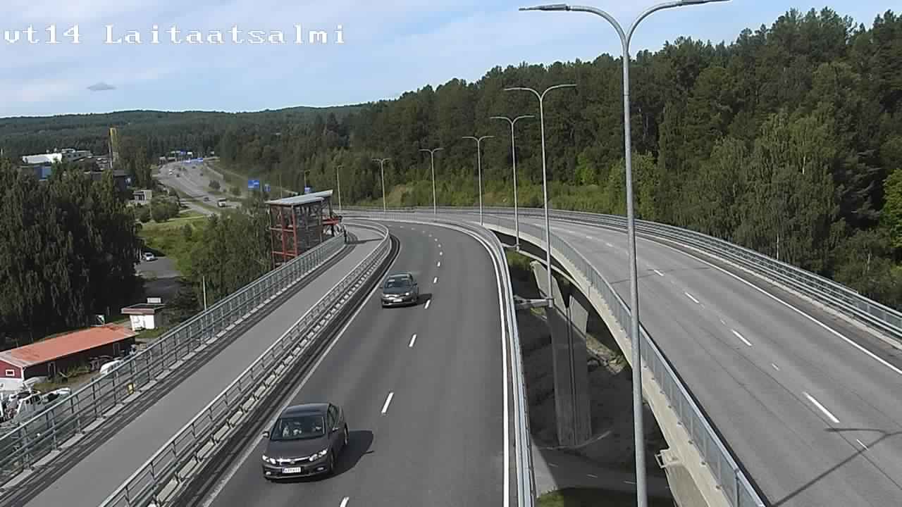 Kelikamerat Kuva Tie 14 Savonlinna, Laitaatsalmi silta, Savonlinna, Etelä-Savo