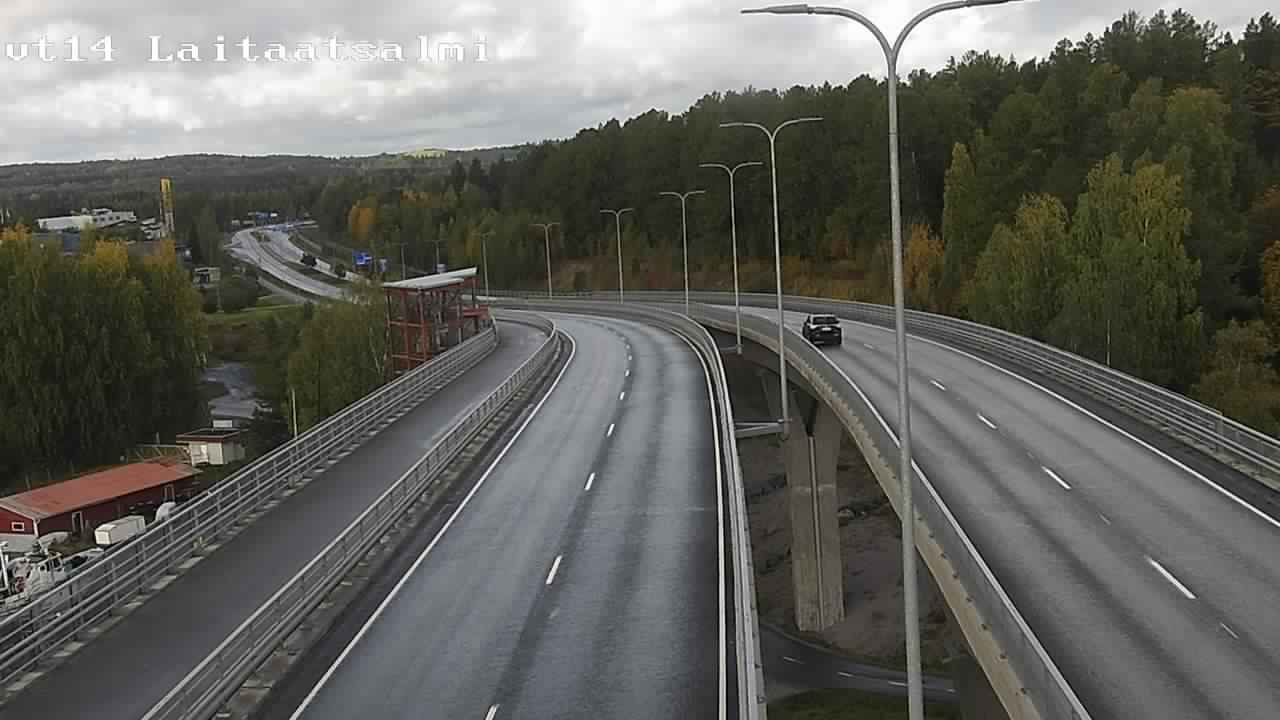 Weather Camera Image Road 14 Savonlinna, Laitaatsalmi, Savonlinna, Etelä-Savo