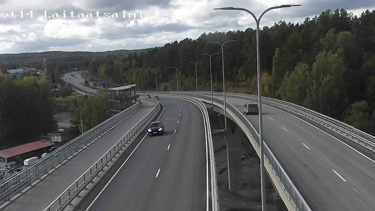 Weather Camera Image Road 14 Savonlinna, Laitaatsalmi, Savonlinna, Etelä-Savo