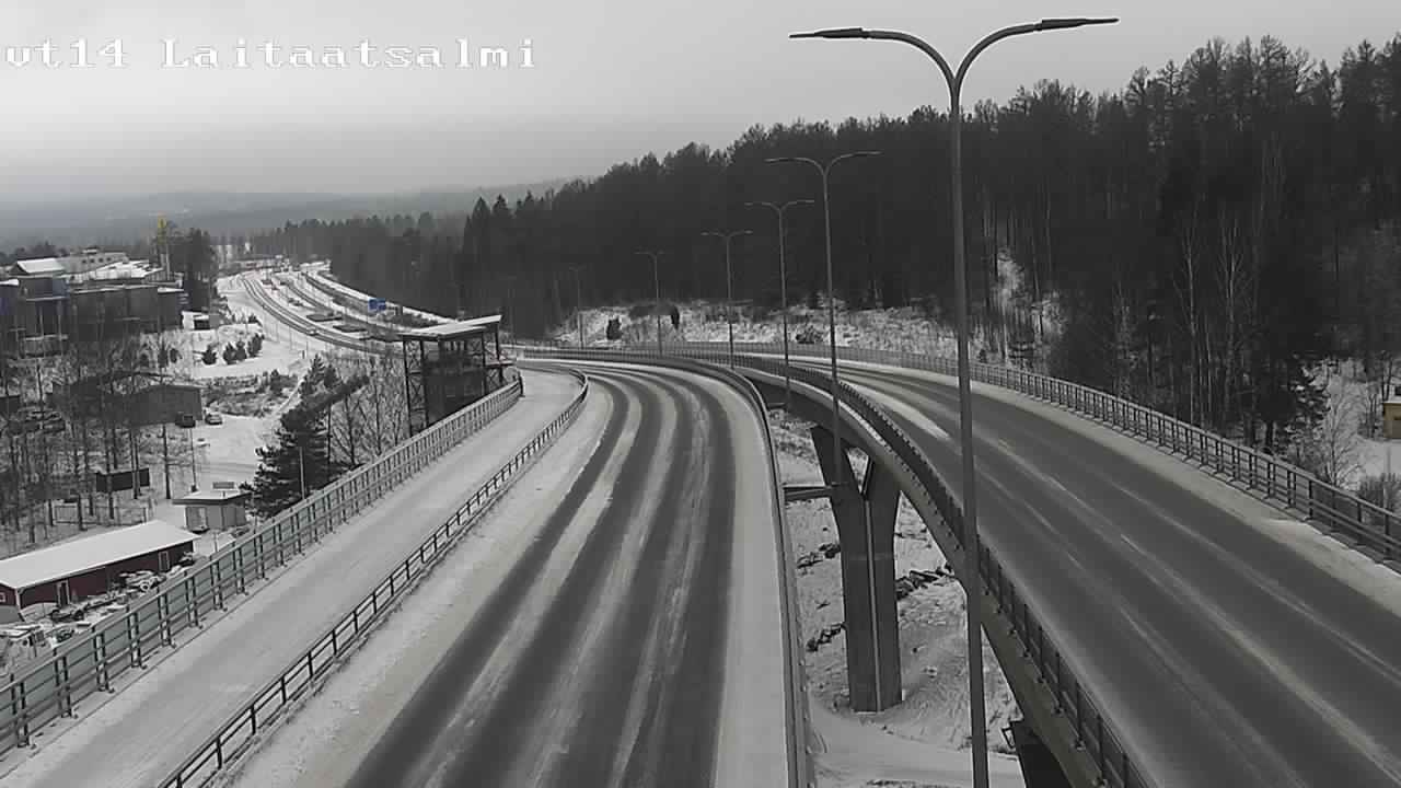 Weather Camera Image Väg 14 Nyslott, Laitaatsalmi, Savonlinna, Etelä-Savo