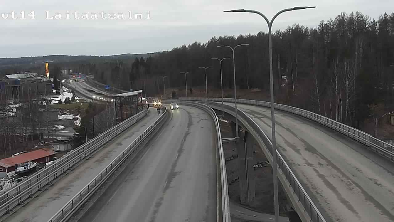 Kelikamerat Kuva Tie 14 Savonlinna, Laitaatsalmi silta, Savonlinna, Etelä-Savo