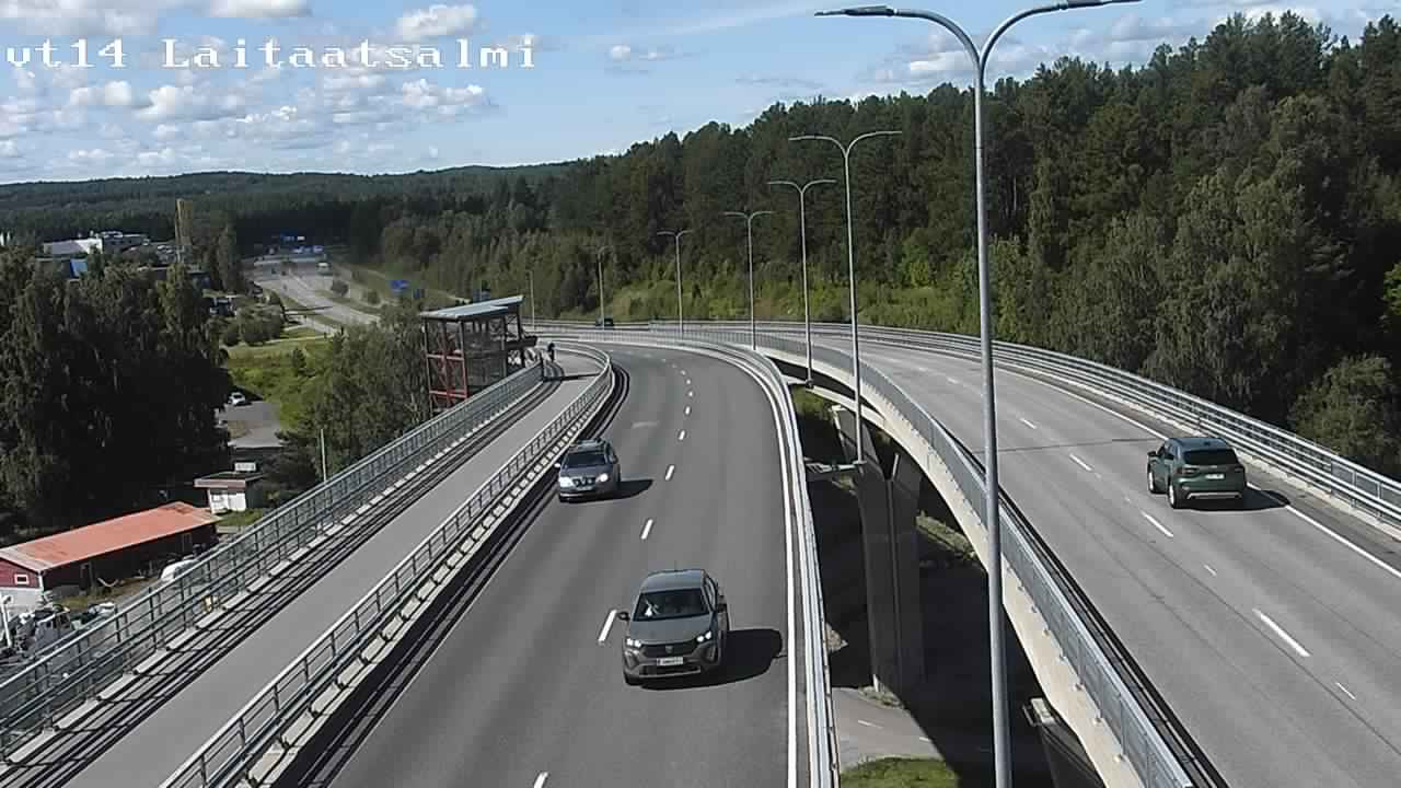 Kelikamerat Kuva Tie 14 Savonlinna, Laitaatsalmi silta, Savonlinna, Etelä-Savo