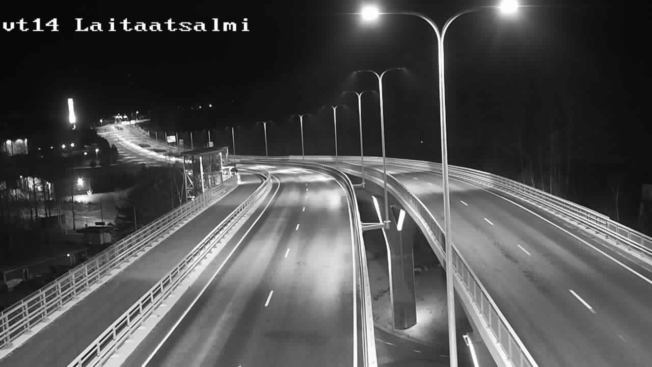 Weather Camera Image Väg 14 Nyslott, Laitaatsalmi, Savonlinna, Etelä-Savo