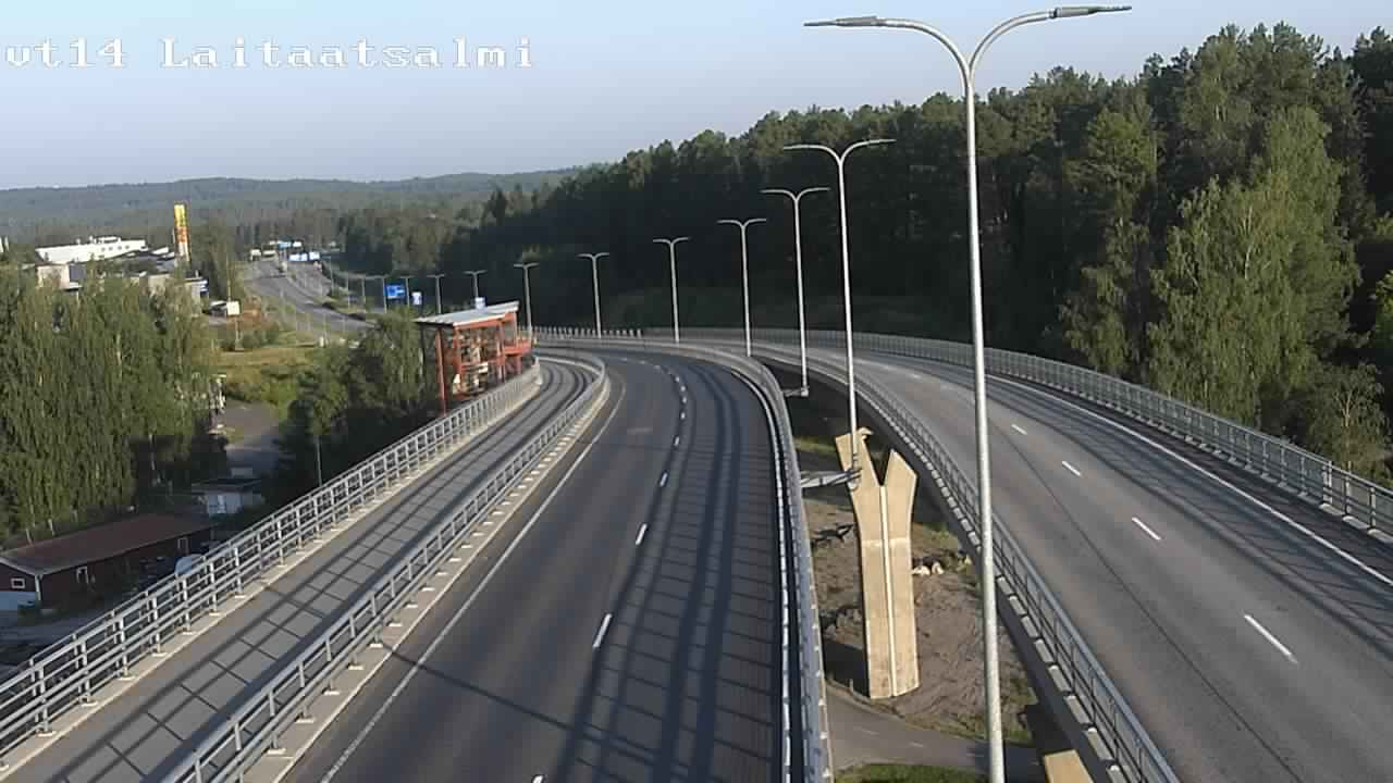 Weather Camera Image Road 14 Savonlinna, Laitaatsalmi, Savonlinna, Etelä-Savo