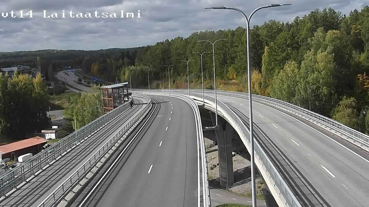 Weather Camera Image Väg 14 Nyslott, Laitaatsalmi, Savonlinna, Etelä-Savo