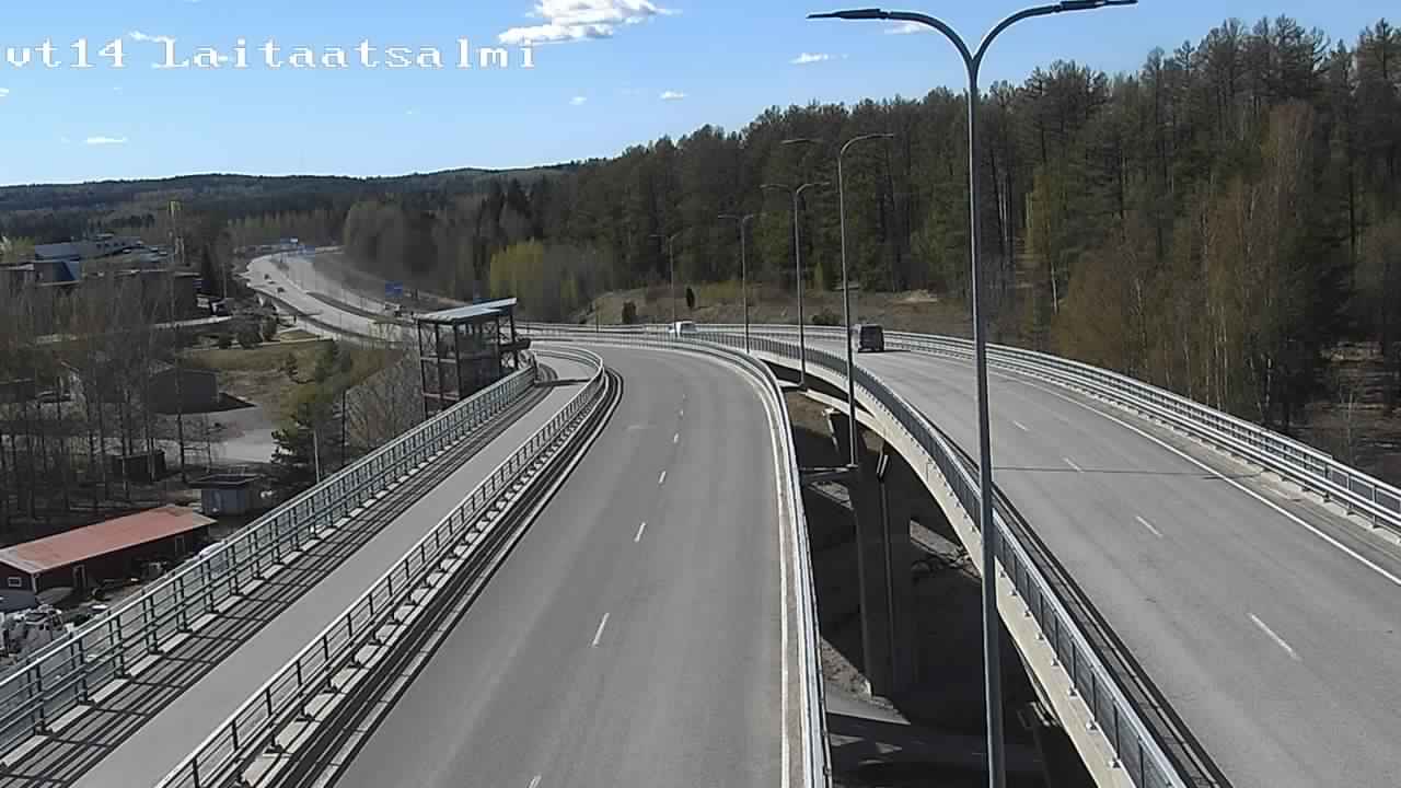 Kelikamerat Kuva Tie 14 Savonlinna, Laitaatsalmi silta, Savonlinna, Etelä-Savo