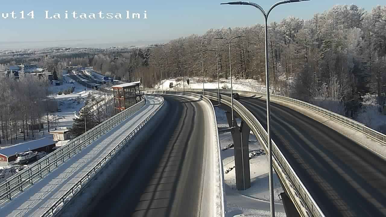 Weather Camera Image Road 14 Savonlinna, Laitaatsalmi, Savonlinna, Etelä-Savo