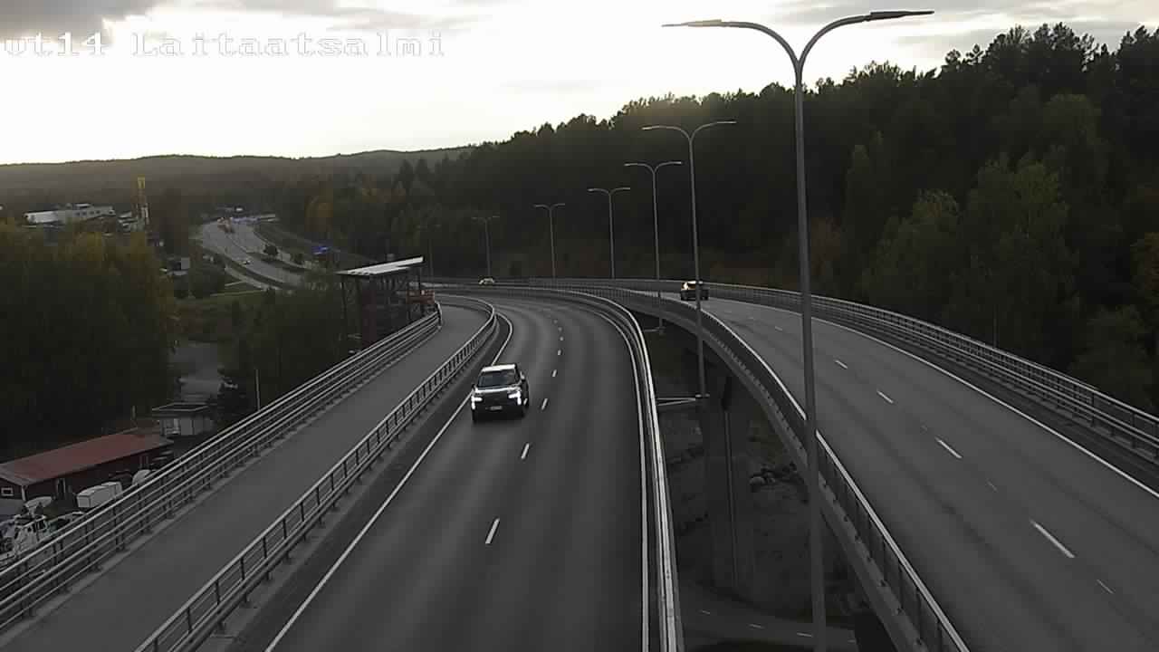 Weather Camera Image Road 14 Savonlinna, Laitaatsalmi, Savonlinna, Etelä-Savo