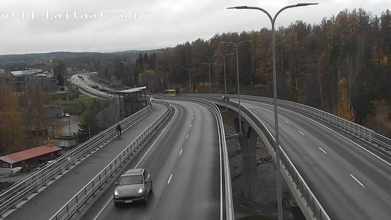 Kelikamerat Kuva Tie 14 Savonlinna, Laitaatsalmi silta, Savonlinna, Etelä-Savo