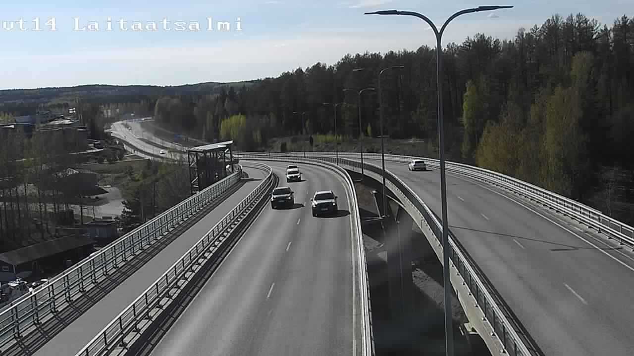 Kelikamerat Kuva Tie 14 Savonlinna, Laitaatsalmi silta, Savonlinna, Etelä-Savo