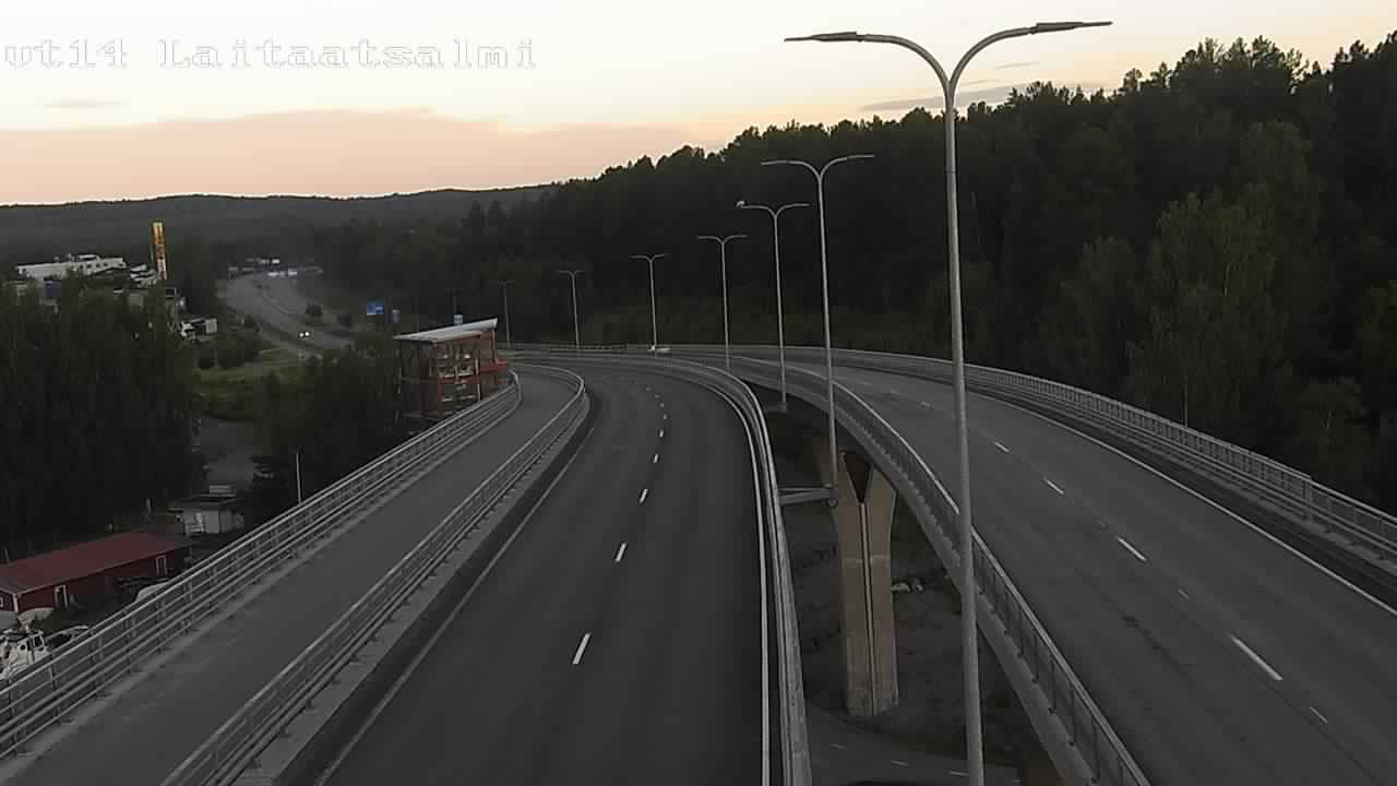 Kelikamerat Kuva Tie 14 Savonlinna, Laitaatsalmi silta, Savonlinna, Etelä-Savo