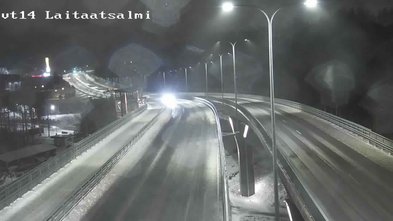 Weather Camera Image Väg 14 Nyslott, Laitaatsalmi, Savonlinna, Etelä-Savo