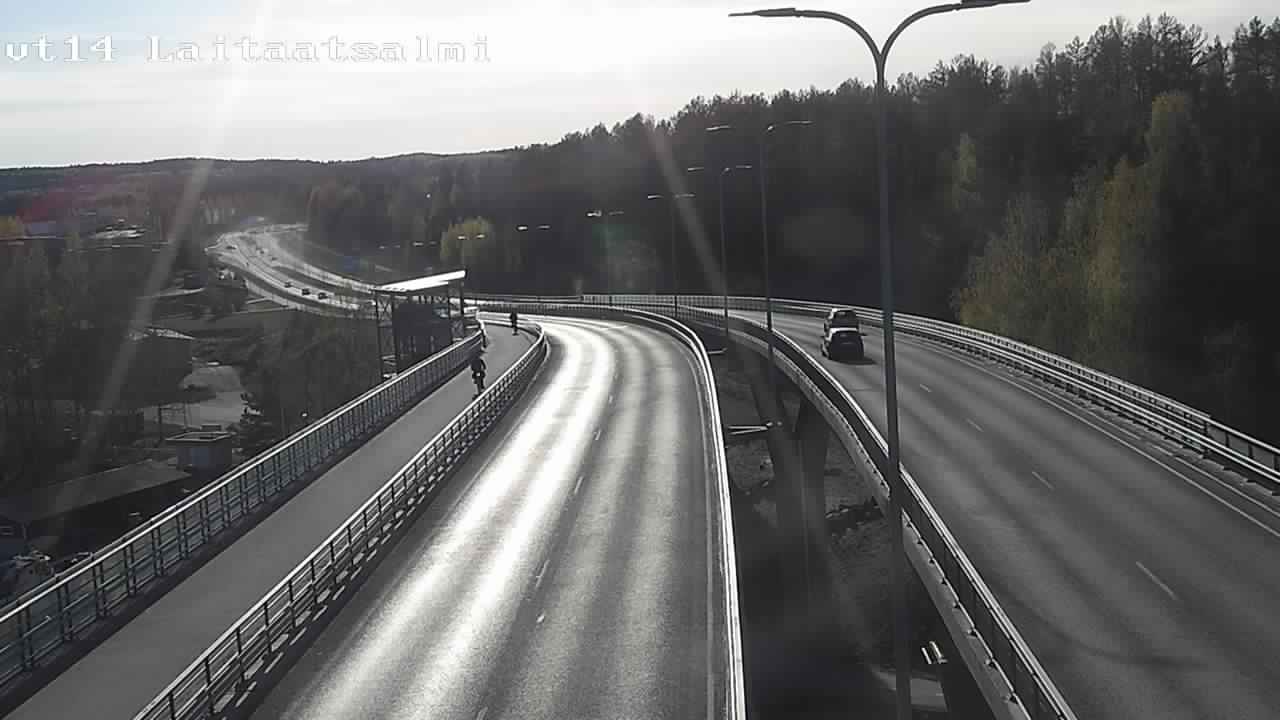 Kelikamerat Kuva Tie 14 Savonlinna, Laitaatsalmi silta, Savonlinna, Etelä-Savo