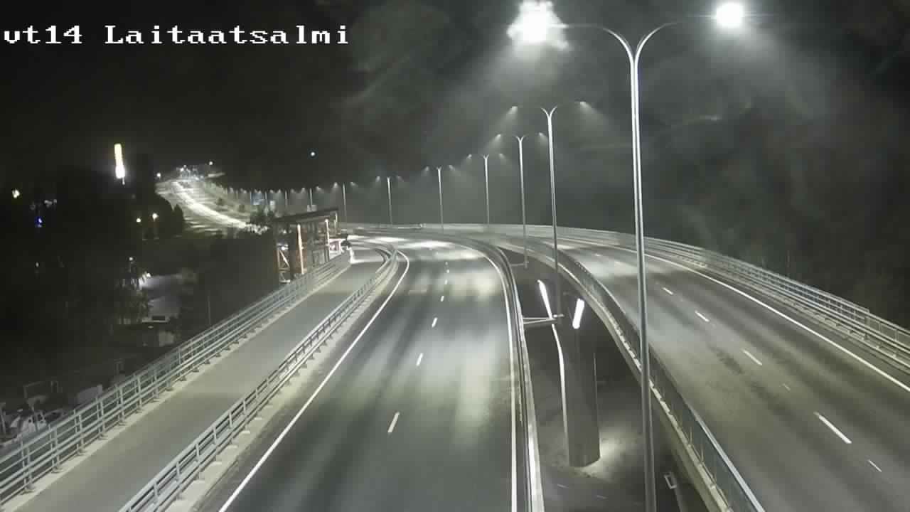Weather Camera Image Road 14 Savonlinna, Laitaatsalmi, Savonlinna, Etelä-Savo