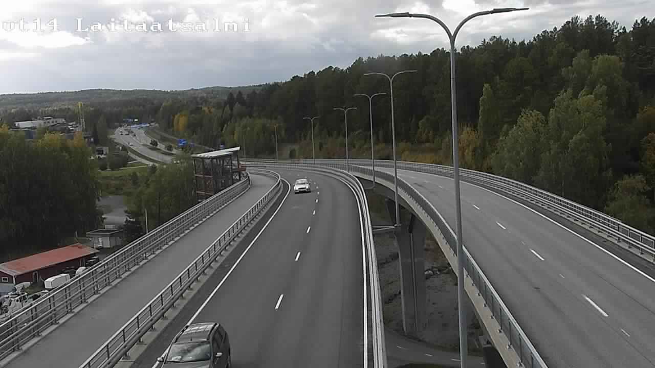 Weather Camera Image Road 14 Savonlinna, Laitaatsalmi, Savonlinna, Etelä-Savo