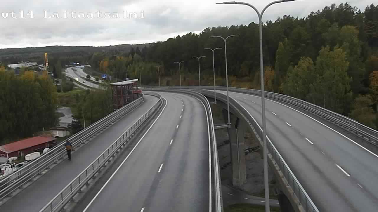 Weather Camera Image Road 14 Savonlinna, Laitaatsalmi, Savonlinna, Etelä-Savo