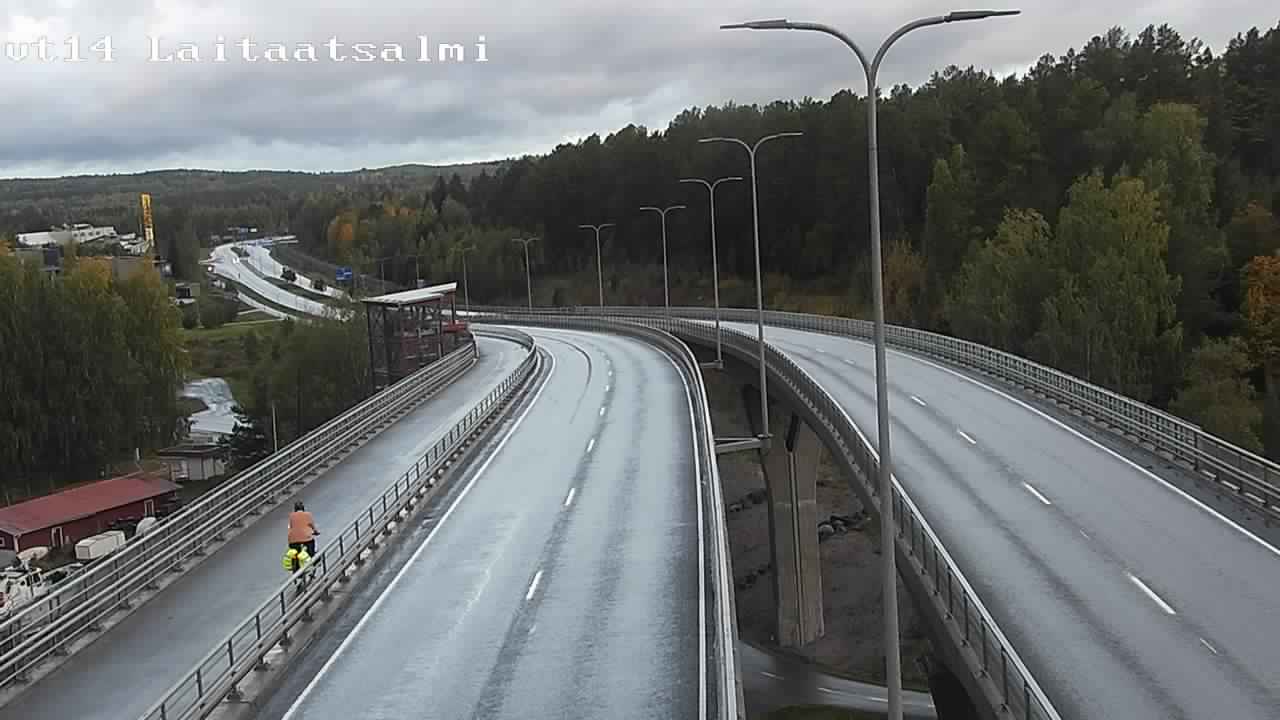 Weather Camera Image Road 14 Savonlinna, Laitaatsalmi, Savonlinna, Etelä-Savo