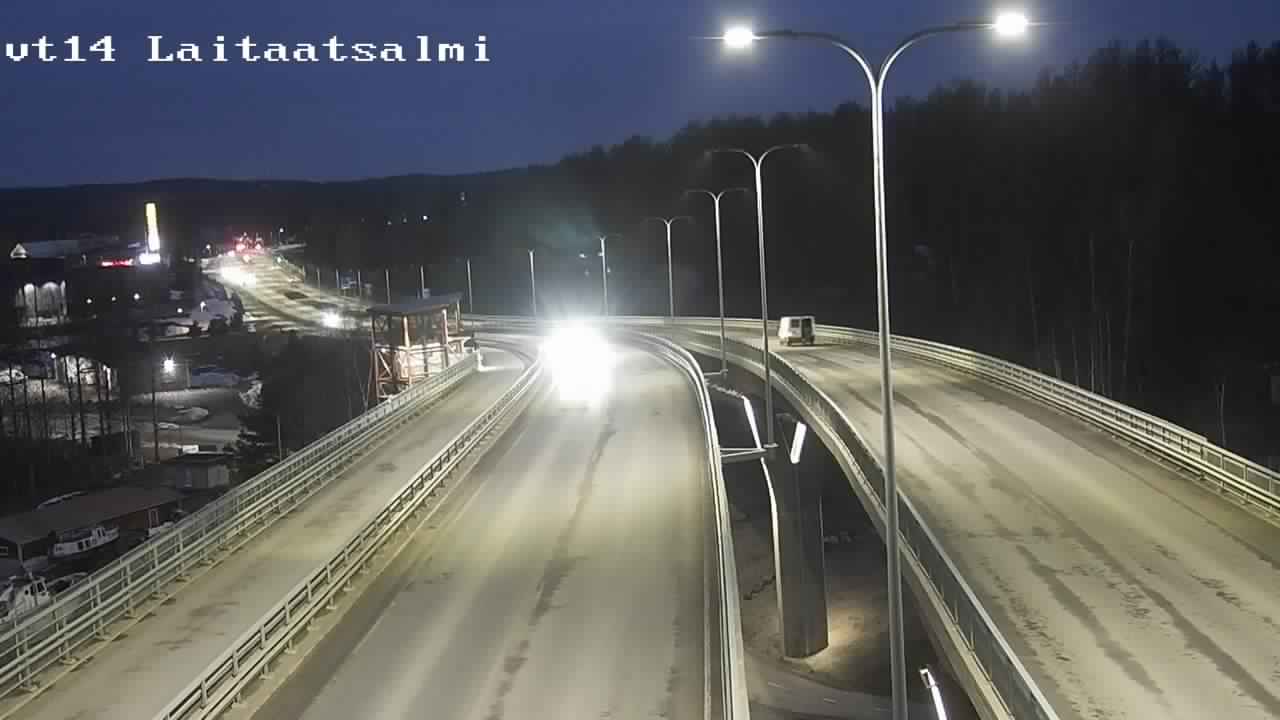 Kelikamerat Kuva Tie 14 Savonlinna, Laitaatsalmi silta, Savonlinna, Etelä-Savo