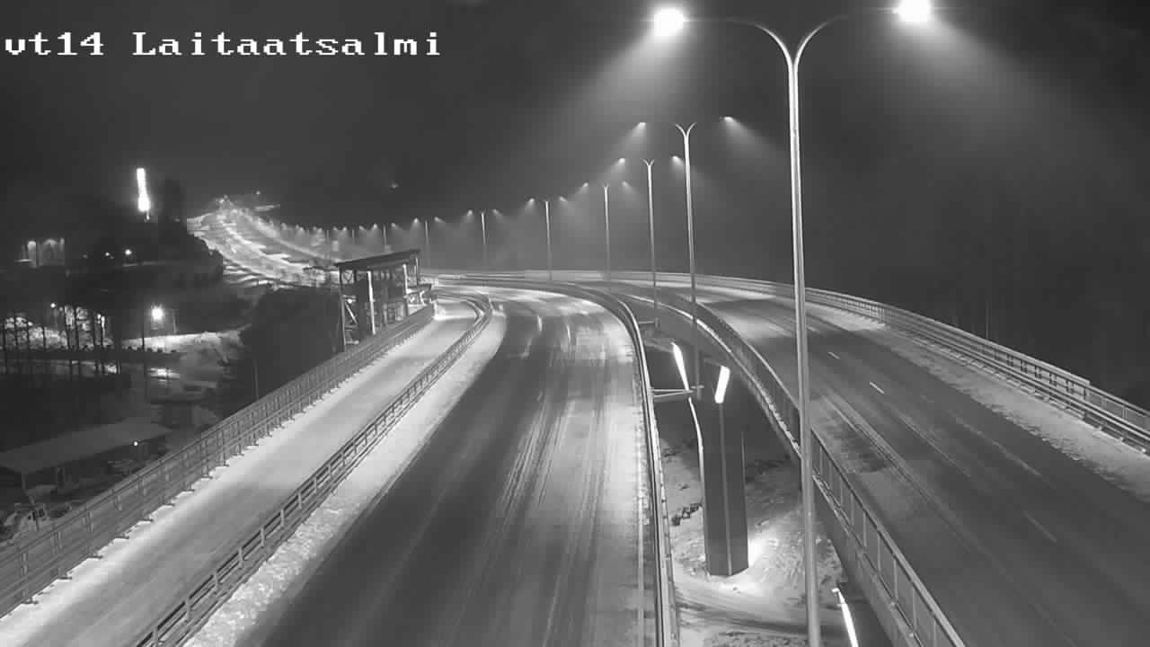 Weather Camera Image Väg 14 Nyslott, Laitaatsalmi, Savonlinna, Etelä-Savo