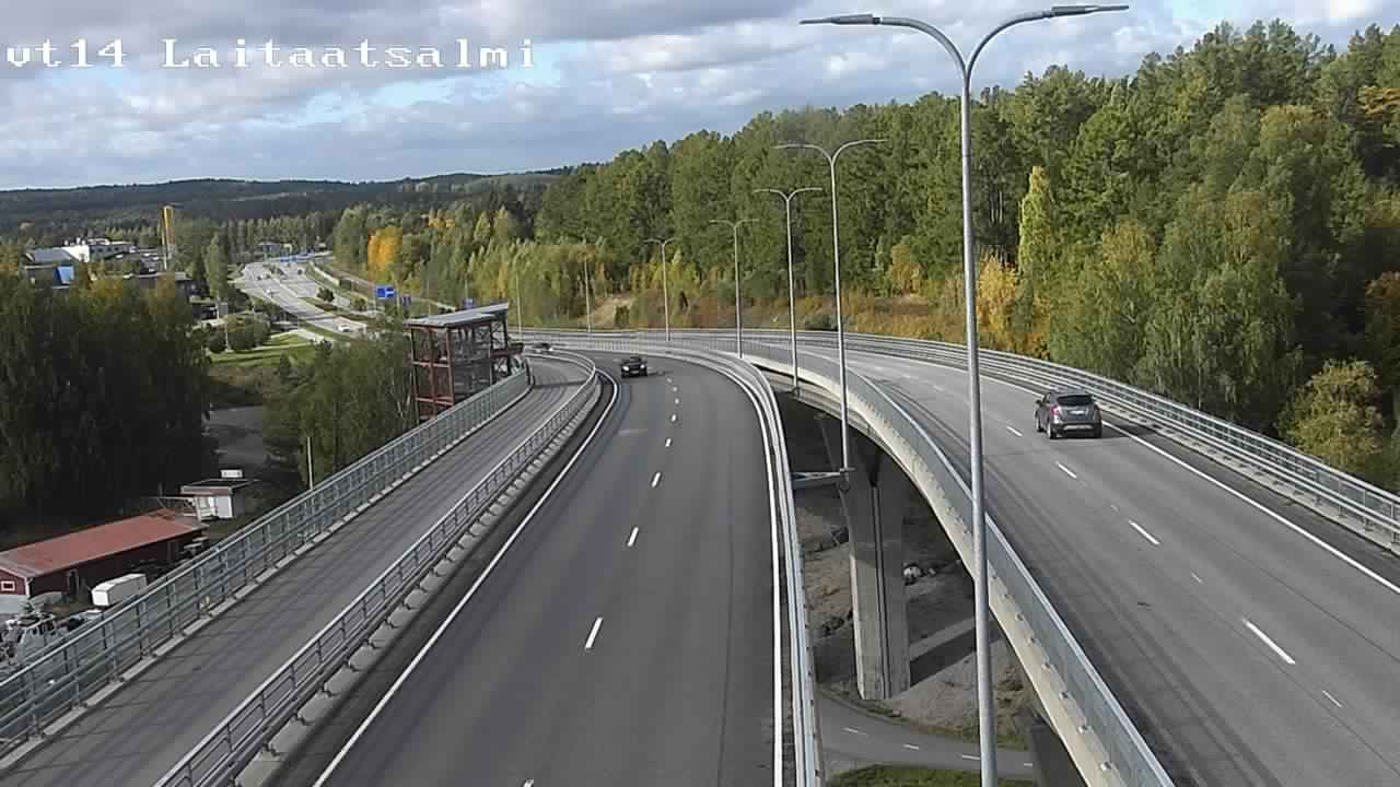 Weather Camera Image Väg 14 Nyslott, Laitaatsalmi, Savonlinna, Etelä-Savo