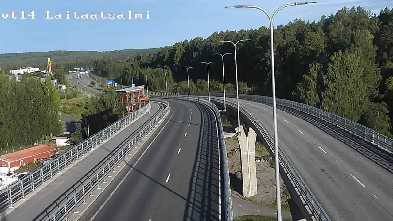 Kelikamerat Kuva Tie 14 Savonlinna, Laitaatsalmi silta, Savonlinna, Etelä-Savo