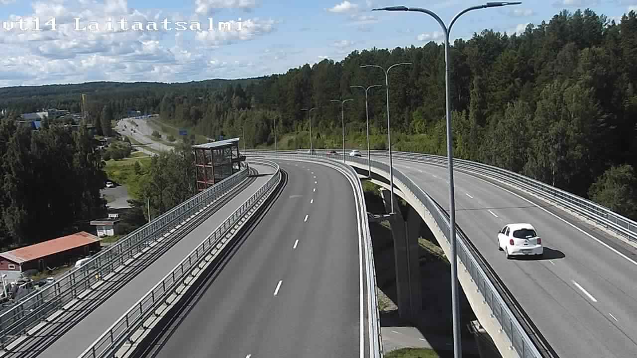 Kelikamerat Kuva Tie 14 Savonlinna, Laitaatsalmi silta, Savonlinna, Etelä-Savo