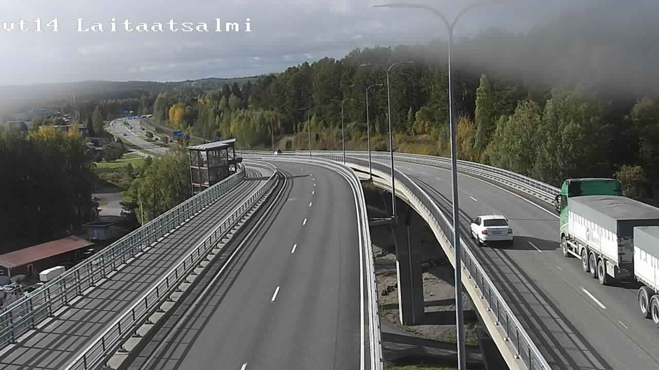 Kelikamerat Kuva Tie 14 Savonlinna, Laitaatsalmi silta, Savonlinna, Etelä-Savo