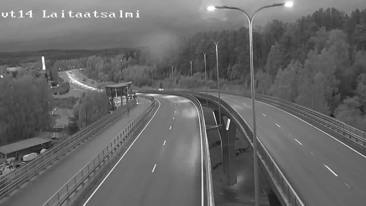 Weather Camera Image Road 14 Savonlinna, Laitaatsalmi, Savonlinna, Etelä-Savo