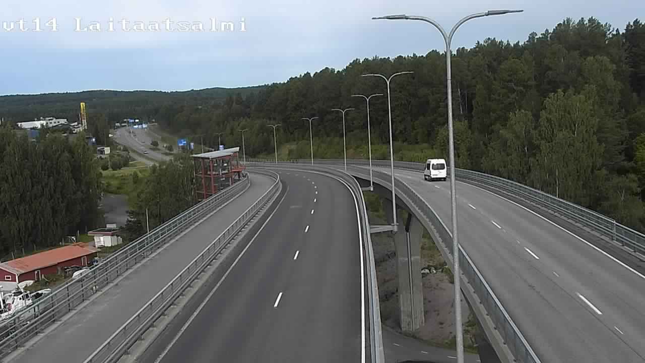 Weather Camera Image Road 14 Savonlinna, Laitaatsalmi, Savonlinna, Etelä-Savo