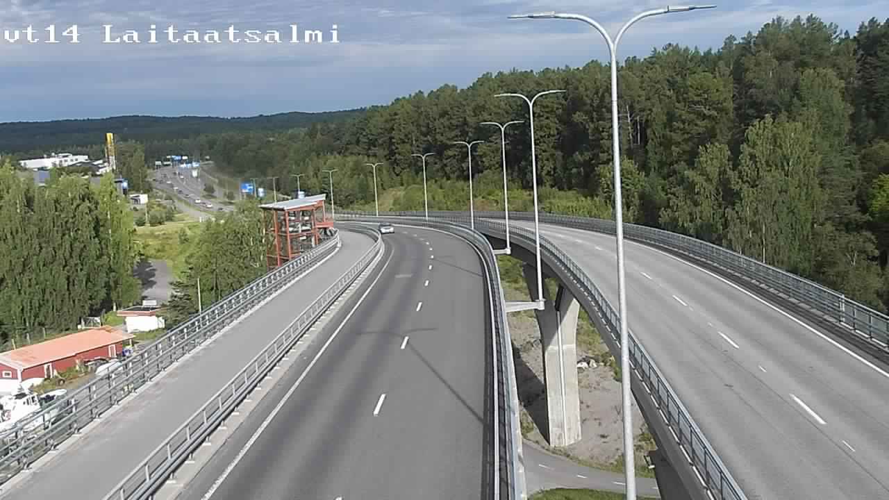 Weather Camera Image Road 14 Savonlinna, Laitaatsalmi, Savonlinna, Etelä-Savo