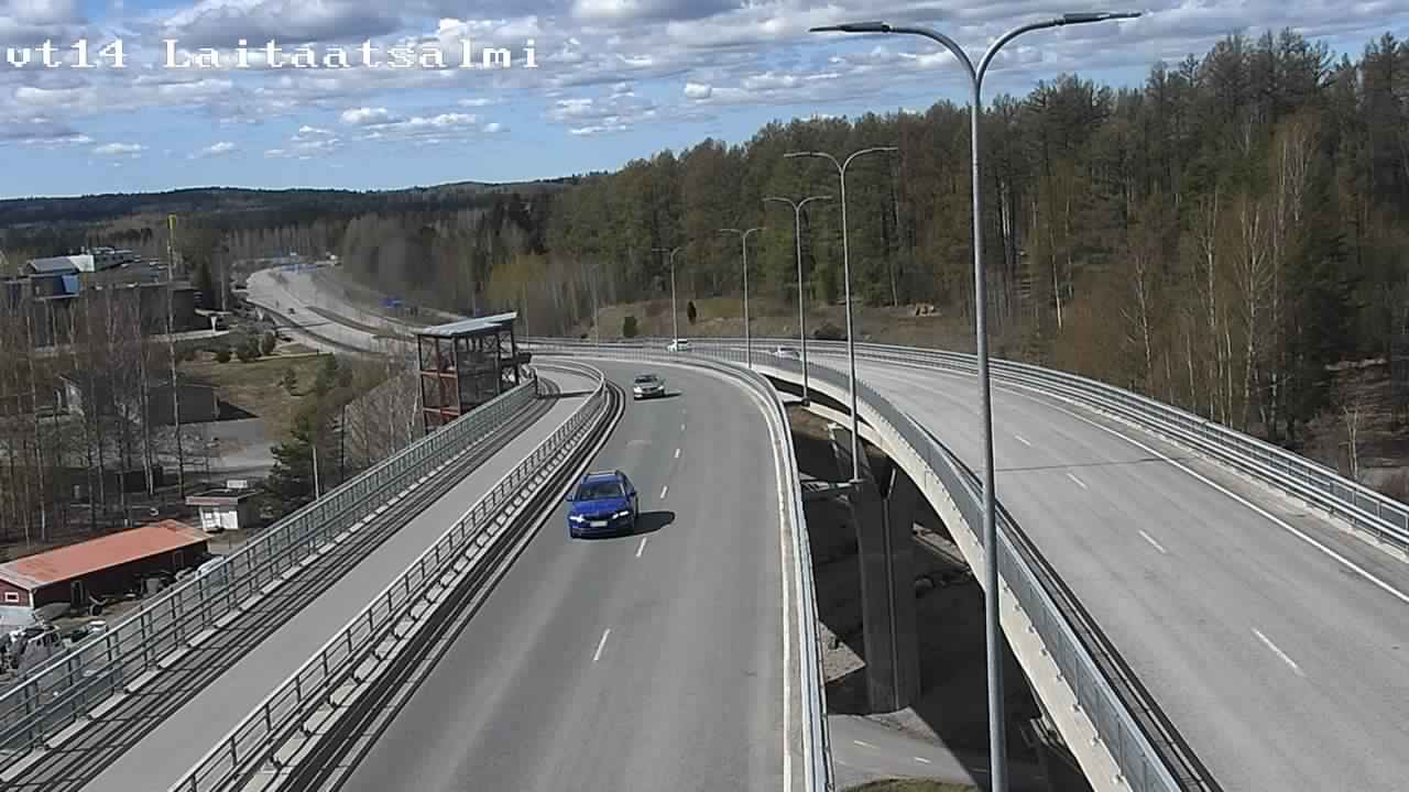 Kelikamerat Kuva Tie 14 Savonlinna, Laitaatsalmi silta, Savonlinna, Etelä-Savo