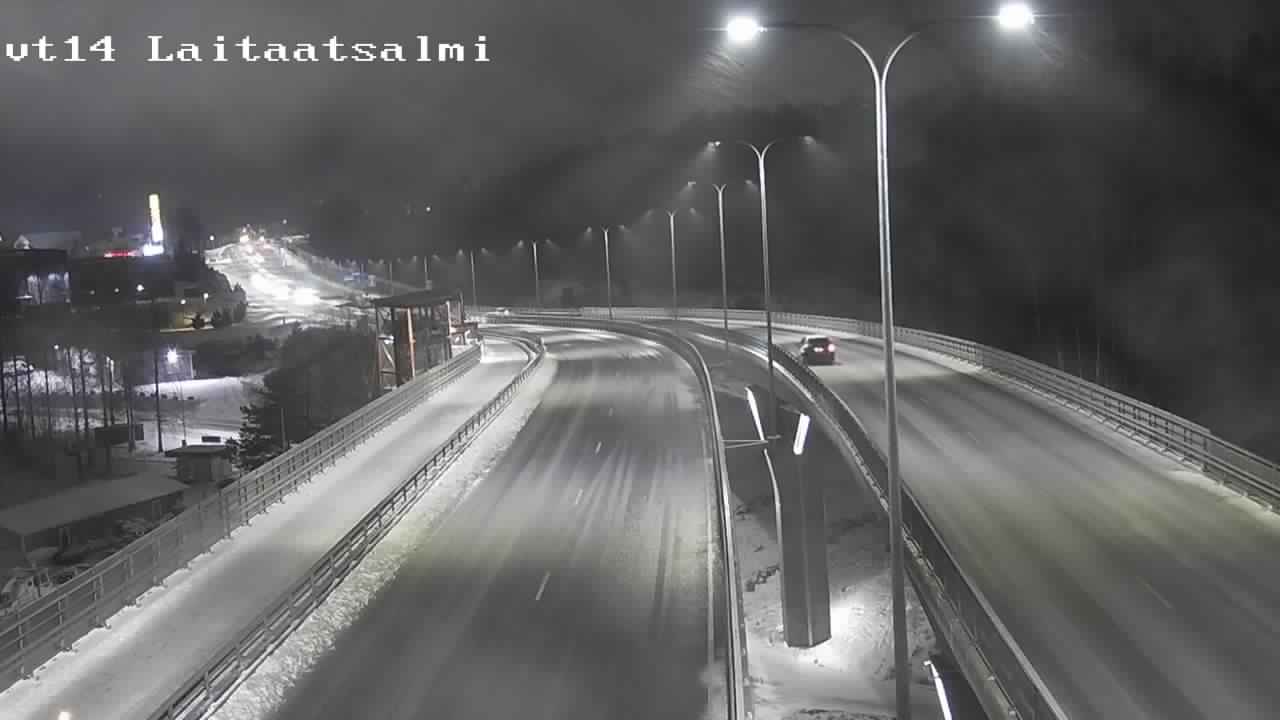 Weather Camera Image Väg 14 Nyslott, Laitaatsalmi, Savonlinna, Etelä-Savo