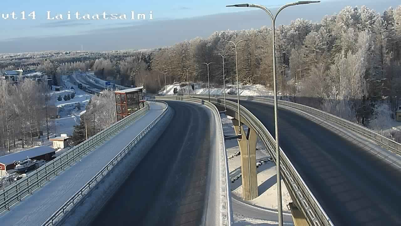 Weather Camera Image Road 14 Savonlinna, Laitaatsalmi, Savonlinna, Etelä-Savo