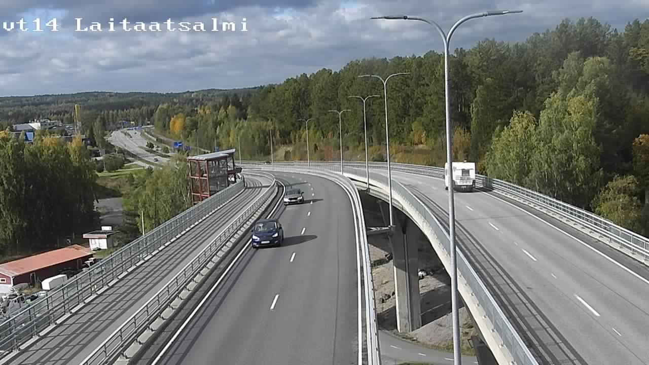 Weather Camera Image Väg 14 Nyslott, Laitaatsalmi, Savonlinna, Etelä-Savo