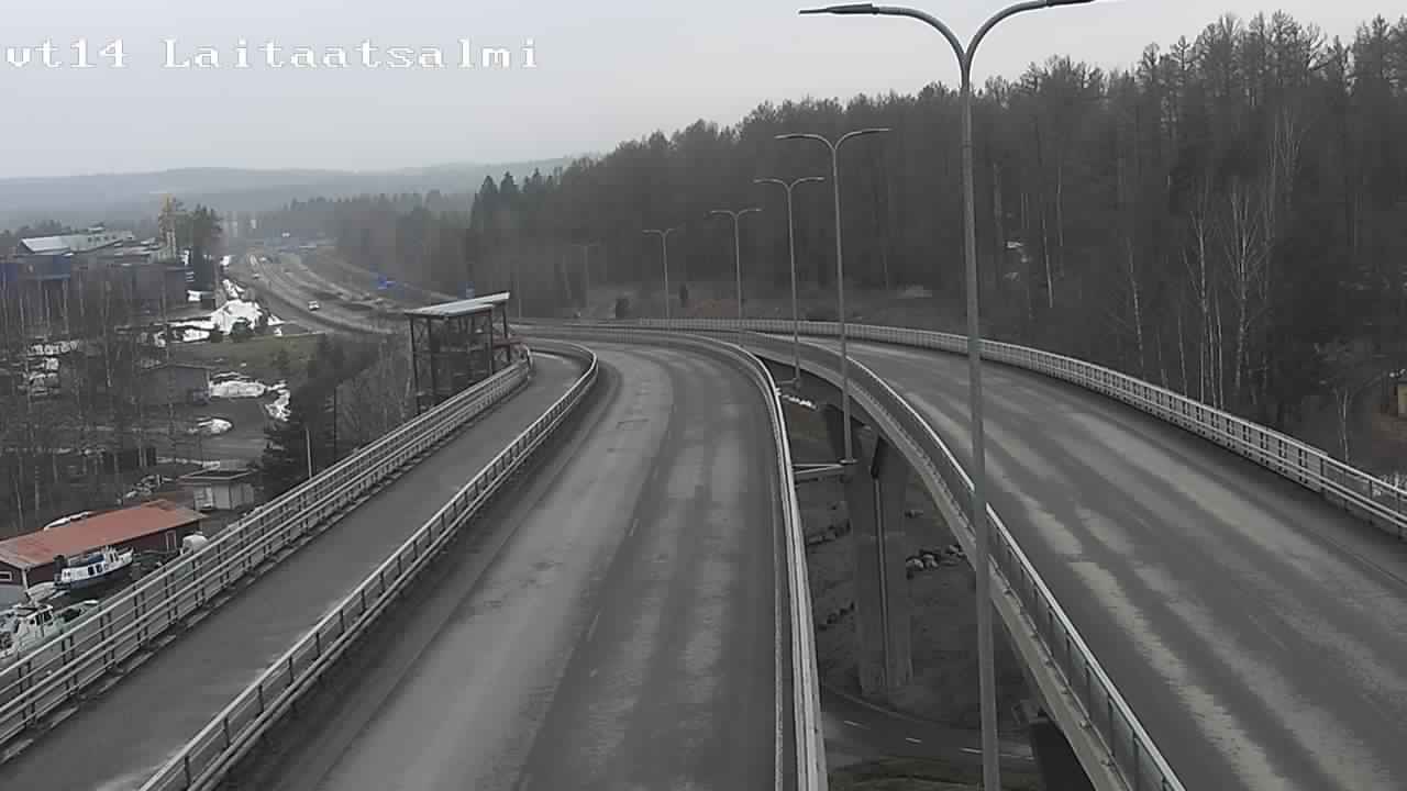 Weather Camera Image Road 14 Savonlinna, Laitaatsalmi, Savonlinna, Etelä-Savo