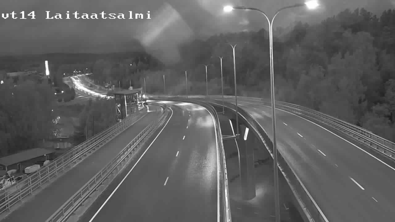 Weather Camera Image Road 14 Savonlinna, Laitaatsalmi, Savonlinna, Etelä-Savo