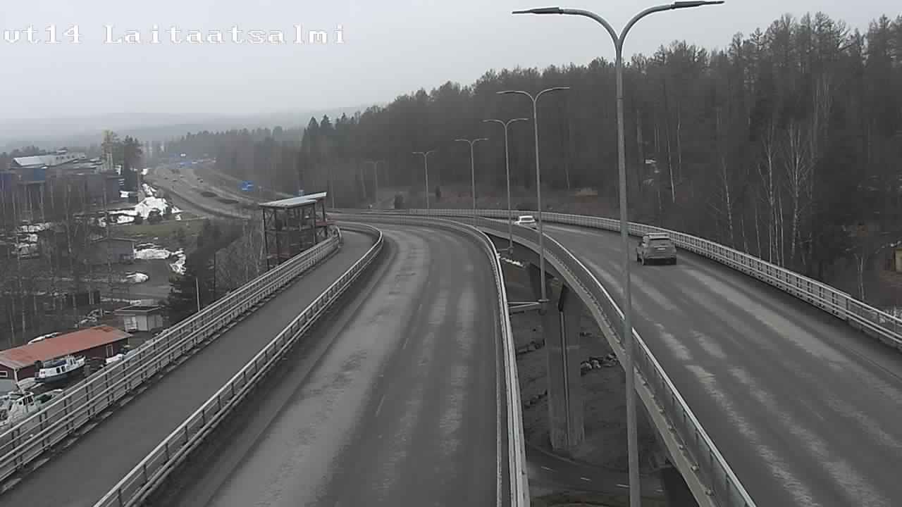 Weather Camera Image Road 14 Savonlinna, Laitaatsalmi, Savonlinna, Etelä-Savo