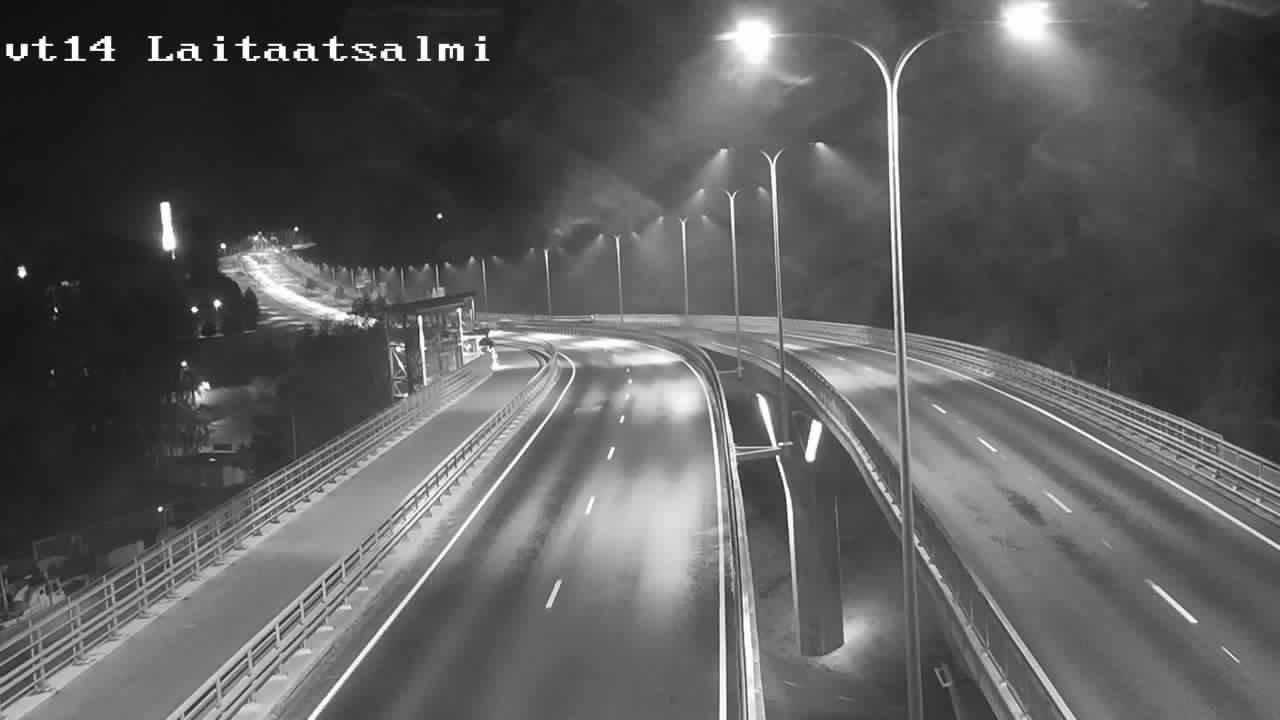 Weather Camera Image Road 14 Savonlinna, Laitaatsalmi, Savonlinna, Etelä-Savo