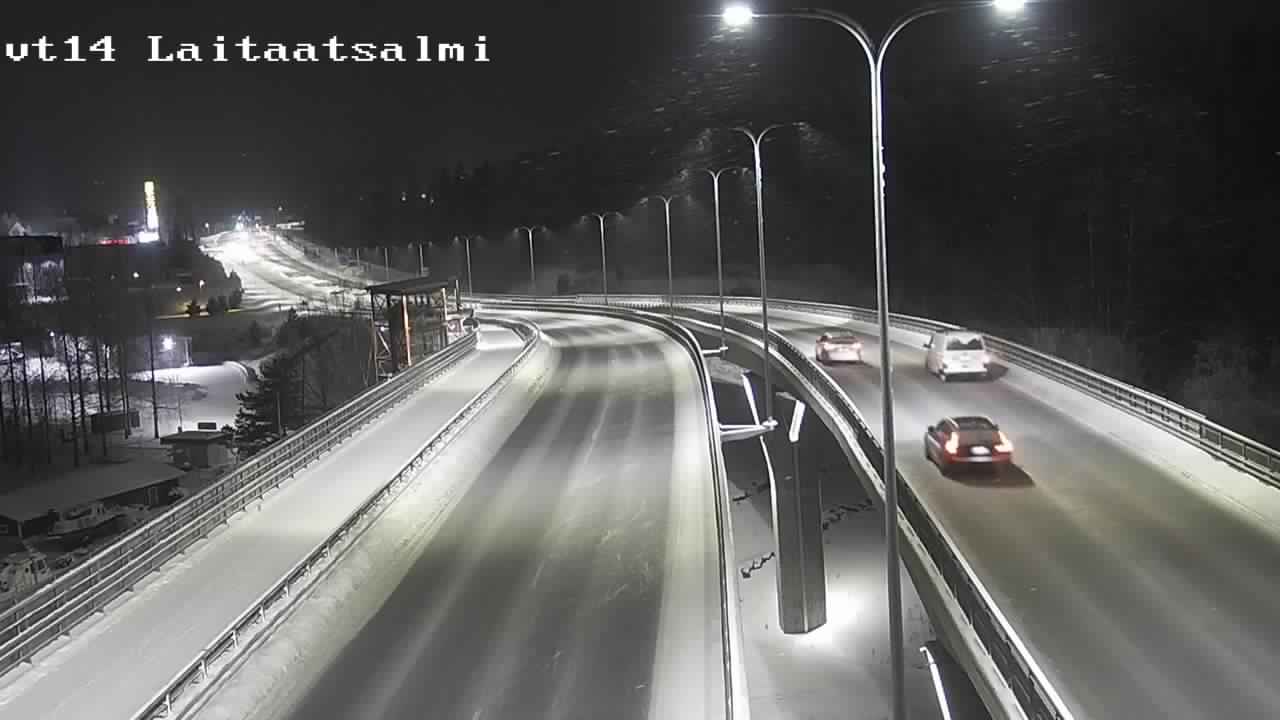 Weather Camera Image Road 14 Savonlinna, Laitaatsalmi, Savonlinna, Etelä-Savo